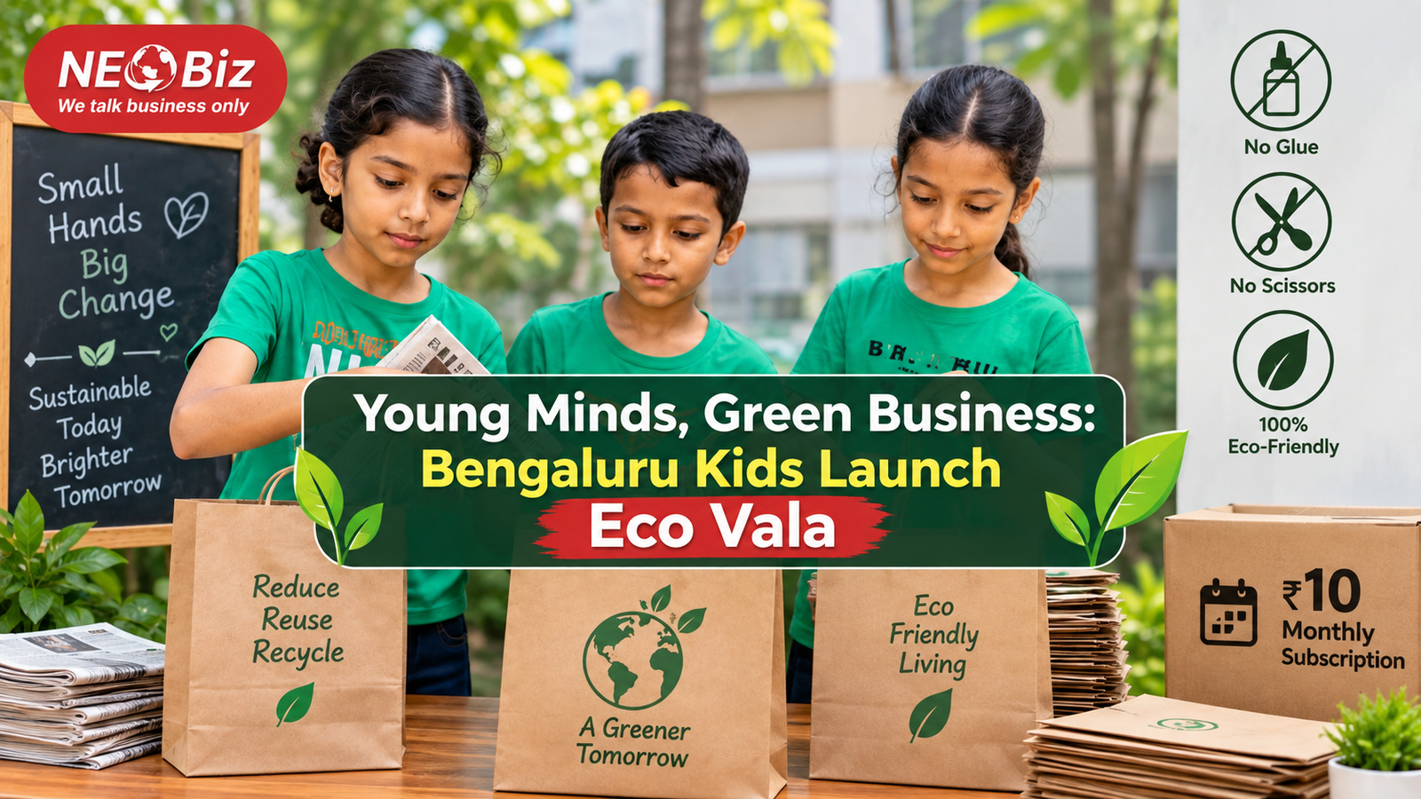 Young Minds, Green Business: Bengaluru Kids Launch Eco Vala