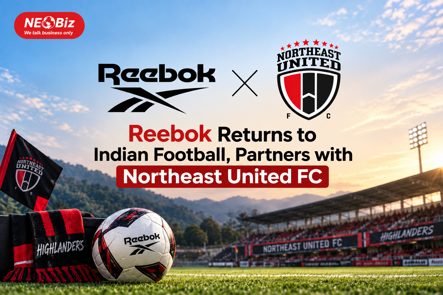 Reebok Returns to Indian Football, Partners with Northeast United FC