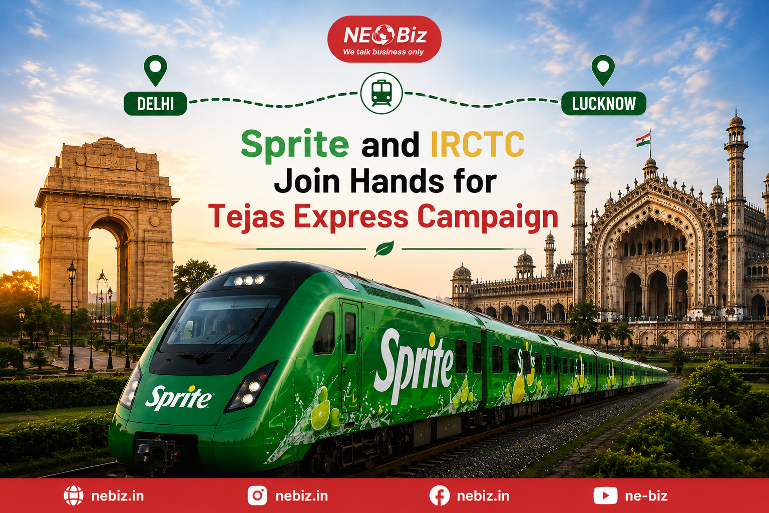 Sprite and IRCTC Join Hands for Tejas Express Campaign