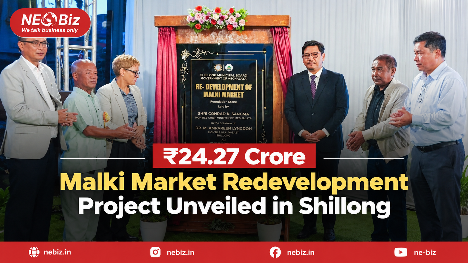 ₹24.27 Crore Malki Market Redevelopment Project Unveiled in Shillong