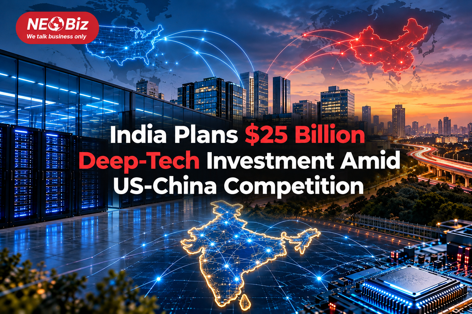 India Plans $25 Billion Deep-Tech Investment Amid US-China Competition