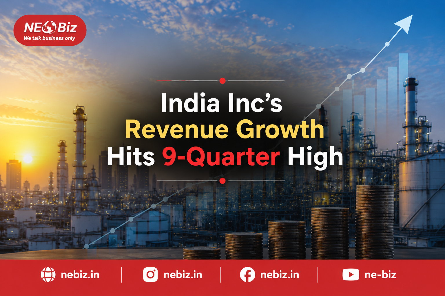 India Inc's Revenue Growth Hits 9-Quarter High