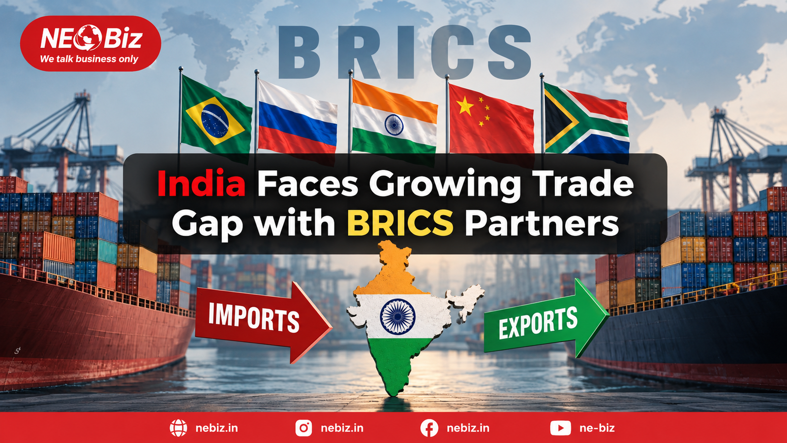 India Faces Growing Trade Gap with BRICS Partners