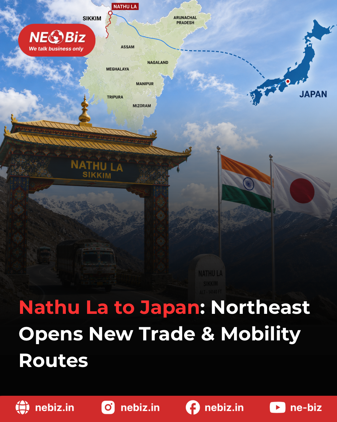 Nathu La to Japan: Northeast Opens New Trade & Mobility Routes